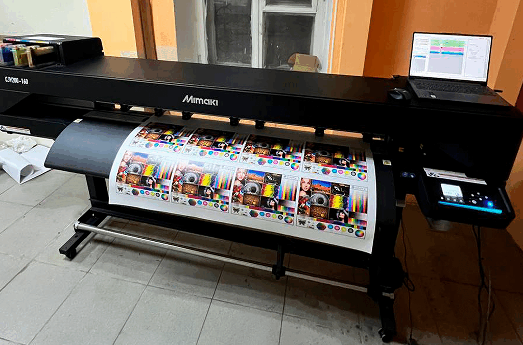 Произвели инсталляцию новой модели Mimaki CJV200-160
